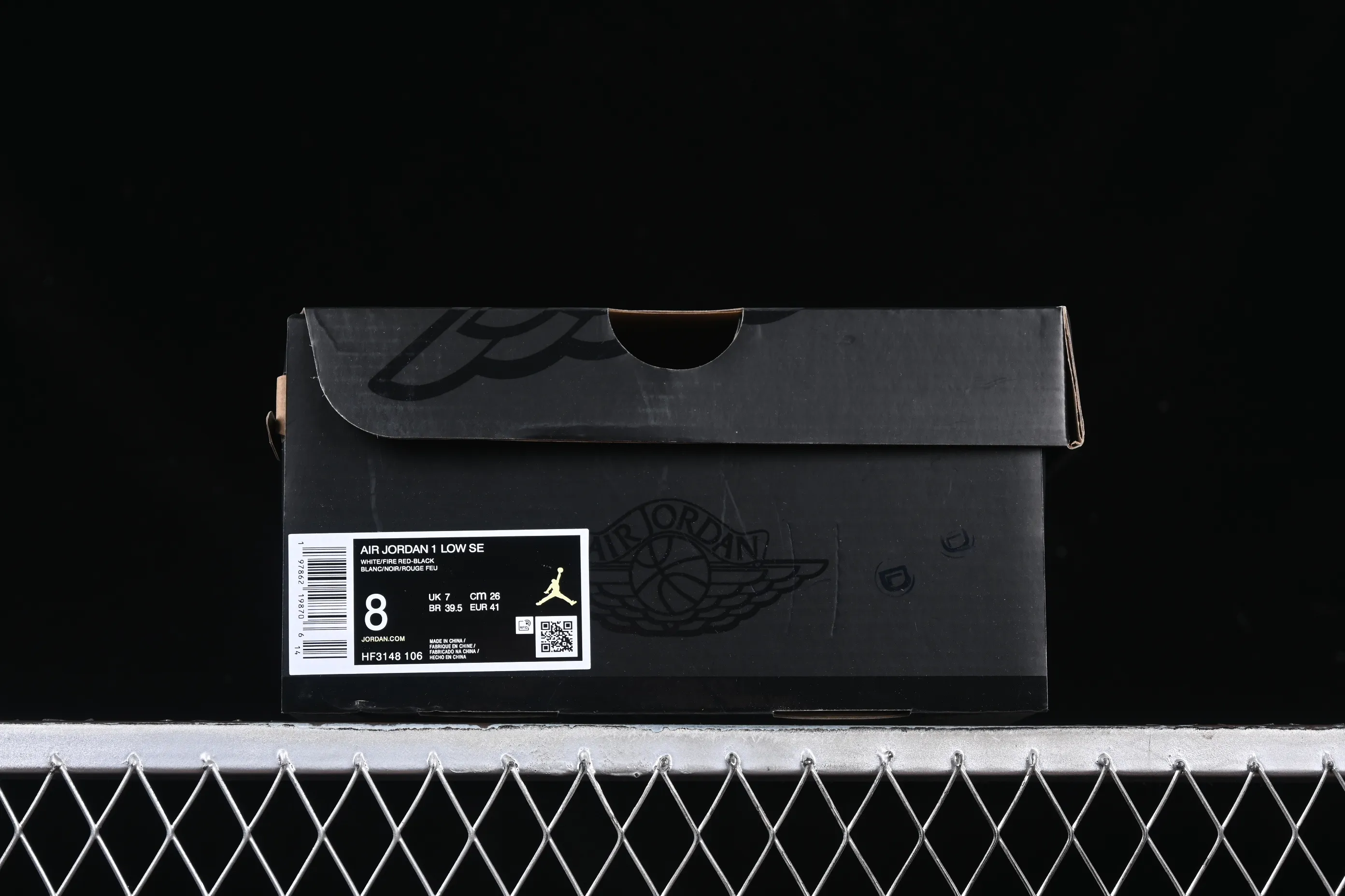 All categories Air Jordan Jordan series basketball shoes Air Jordan 1 Low G version pure original Air Jordan 1 Low AJ1 Joe 1 gray silver black hook low-top cultural casual sneakers HF3148-106